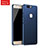 Coque Plastique Rigide Mat pour Huawei Honor V8 Bleu