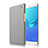 Coque Plastique Rigide Mat pour Huawei MediaPad M5 8.4 SHT-AL09 SHT-W09 Gris Petit