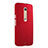 Coque Plastique Rigide Mat pour Motorola Moto X Style Rouge