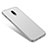 Coque Plastique Rigide Mat pour Samsung Galaxy C7 (2017) Argent Petit