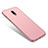 Coque Plastique Rigide Mat pour Samsung Galaxy C8 C710F Or Rose Petit