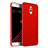 Coque Plastique Rigide Mat pour Samsung Galaxy C8 C710F Rouge