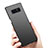 Coque Plastique Rigide Mat pour Samsung Galaxy Note 8 Noir Petit