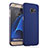 Coque Plastique Rigide Mat pour Samsung Galaxy S7 Edge G935F Bleu