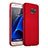 Coque Plastique Rigide Mat pour Samsung Galaxy S7 G930F G930FD Rouge