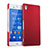 Coque Plastique Rigide Mat pour Sony Xperia Z3 Rouge