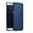 Coque Plastique Rigide Mat Q02 pour Samsung Galaxy S7 Edge G935F Bleu