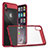 Coque Plastique Rigide Miroir M01 pour Apple iPhone Xs Rouge Petit