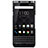 Coque Plastique Rigide Motif Cuir pour Blackberry KEYone Noir Petit