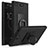 Coque Plastique Rigide Sables Mouvants et Support Bague Anneau pour Sony Xperia XZ1 Compact Noir