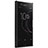 Coque Plastique Rigide Sables Mouvants et Support Bague Anneau pour Sony Xperia XZ1 Compact Noir Petit
