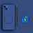 Coque Plastique Rigide Sans Cadre Etui Housse Mat avec Mag-Safe Magnetic Magnetique pour Apple iPhone 14 Plus Bleu