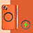 Coque Plastique Rigide Sans Cadre Etui Housse Mat avec Mag-Safe Magnetic Magnetique pour Apple iPhone 14 Plus Orange