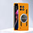 Coque Plastique Rigide Sans Cadre Etui Housse Mat avec Mag-Safe Magnetic Magnetique S01 pour OnePlus 11R 5G Orange