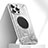 Coque Plastique Rigide Sans Cadre Etui Housse Mat avec Mag-Safe Magnetic Magnetique ZL1 pour Apple iPhone 15 Pro Petit