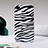 Coque Plastique Rigide Zebre pour Apple iPhone 4S Noir
