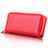 Coque Pochette Cuir Universel H21 Rouge Petit