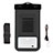 Coque Pochette Etanche Waterproof Universel W04 Noir Petit