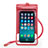 Coque Pochette Etanche Waterproof Universel W15 Rouge