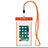 Coque Pochette Etanche Waterproof Universel W16 Orange