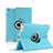 Coque Portefeuille Cuir Rotatif pour Apple iPad 2 Bleu Ciel