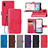 Coque Portefeuille Fleurs Livre Cuir Etui Clapet pour Samsung Galaxy A20 SC-02M SCV46 Petit