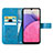 Coque Portefeuille Fleurs Livre Cuir Etui Clapet pour Samsung Galaxy A33 5G Petit