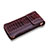 Coque Portefeuille Flip Cuir Crocodile pour Samsung W(2017) Marron