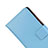 Coque Portefeuille Flip Cuir pour Huawei G9 Lite Bleu Ciel