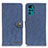 Coque Portefeuille Livre Cuir Etui Clapet A01D pour Motorola Moto G22 Bleu