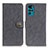Coque Portefeuille Livre Cuir Etui Clapet A01D pour Motorola Moto G22 Noir