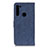 Coque Portefeuille Livre Cuir Etui Clapet A01D pour Motorola Moto One Fusion Plus Bleu