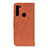 Coque Portefeuille Livre Cuir Etui Clapet A01D pour Motorola Moto One Fusion Plus Marron