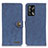 Coque Portefeuille Livre Cuir Etui Clapet A01D pour Oppo A74 4G Bleu