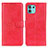 Coque Portefeuille Livre Cuir Etui Clapet A02D pour Motorola Moto Edge 20 Lite 5G Rouge