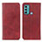 Coque Portefeuille Livre Cuir Etui Clapet A02D pour Motorola Moto G40 Fusion Rouge