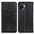 Coque Portefeuille Livre Cuir Etui Clapet A02D pour Oppo A94 4G Noir