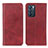 Coque Portefeuille Livre Cuir Etui Clapet A02D pour Oppo Reno6 5G Rouge