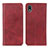 Coque Portefeuille Livre Cuir Etui Clapet A02D pour Sony Xperia Ace III Rouge