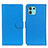 Coque Portefeuille Livre Cuir Etui Clapet A03D pour Motorola Moto Edge 20 Lite 5G Bleu Ciel