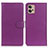 Coque Portefeuille Livre Cuir Etui Clapet A03D pour Motorola Moto G32 Violet