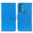 Coque Portefeuille Livre Cuir Etui Clapet A03D pour Motorola Moto G71 5G Bleu Ciel