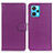 Coque Portefeuille Livre Cuir Etui Clapet A03D pour Realme Narzo 50 Pro 5G Violet Petit