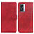 Coque Portefeuille Livre Cuir Etui Clapet A04D pour Oppo A56S 5G Rouge