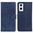 Coque Portefeuille Livre Cuir Etui Clapet A04D pour Oppo F21s Pro 5G Bleu