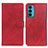 Coque Portefeuille Livre Cuir Etui Clapet A05D pour Motorola Moto Edge Lite 5G Rouge