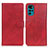 Coque Portefeuille Livre Cuir Etui Clapet A05D pour Motorola Moto G22 Rouge