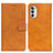 Coque Portefeuille Livre Cuir Etui Clapet A05D pour Motorola MOTO G52 Marron