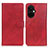 Coque Portefeuille Livre Cuir Etui Clapet A05D pour OnePlus Nord CE 3 5G Rouge
