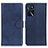 Coque Portefeuille Livre Cuir Etui Clapet A05D pour Oppo A54s Bleu